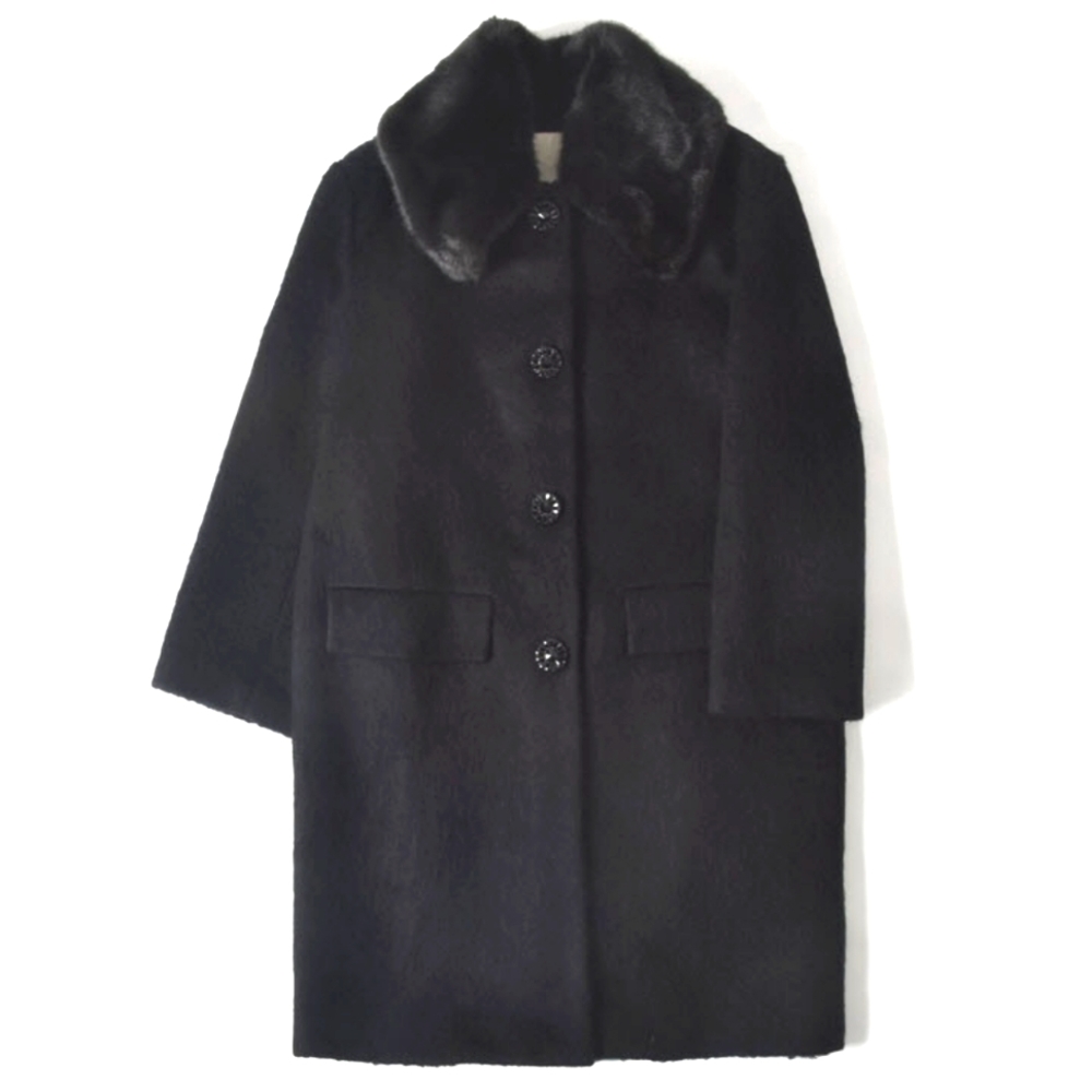 Kate Spade Wool Faux Fur lined coat